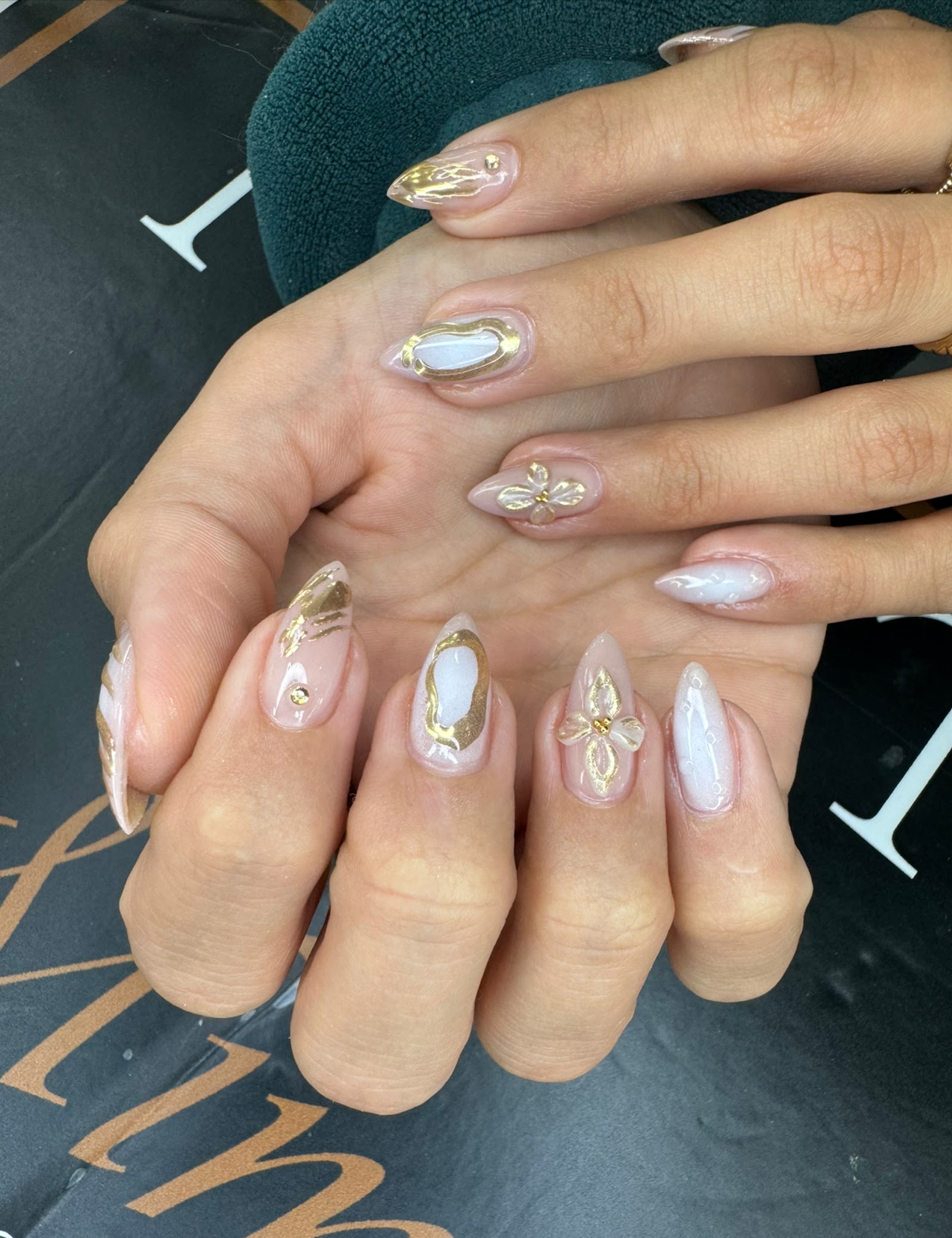 Mimosa Nails & Spa nail work in Mount Pleasant, South Carolina